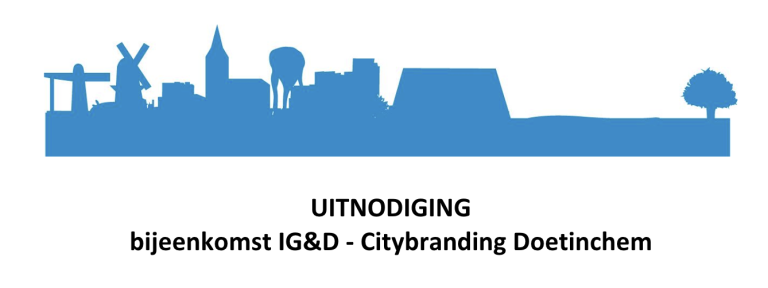 Uitnodiging Citybranding gemeente Doetinchem