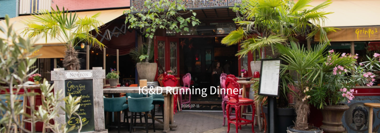 Een avond vol verbinding, inspiratie en smaak: het eerste IG&D Running Dinner